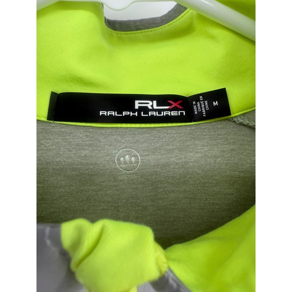 RLX Ralph Lauren Men's Gray Quarter Zip Long Sleeve Golf Pullover M RSM Classic - Picture 5 of 7